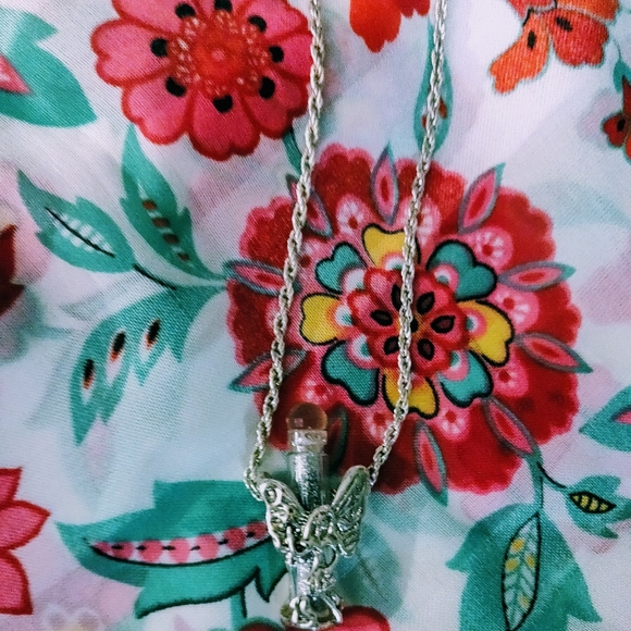 🌌 Magical Silver Fairy Dust Necklace 🌌 - Picture 3 of 5